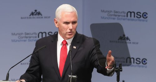 Speaking in Europe, Mike Pence is received with total silence — repeatedly