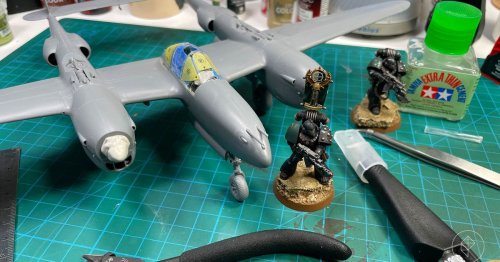 3 things I learned about the 40K hobby by building a scale model airplane