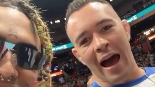 Colby Covington’s face (almost) all healed up in new video with Lil’ Pump