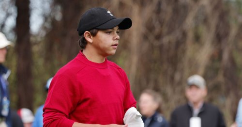 Tiger Woods’ son, Charlie, earns spot in Notah Begay III National Championship with dad on the bag