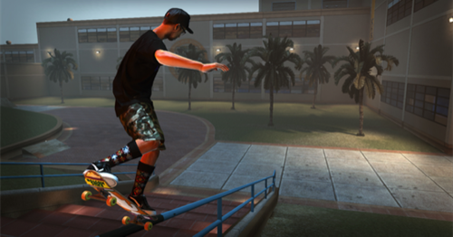 Tony Hawk shares a cheeky video of a Pro Skater character in real life