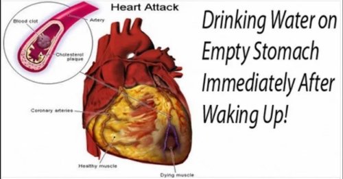 Drink A Glass of Water On An Empty Stomach Immediately After Waking Up!