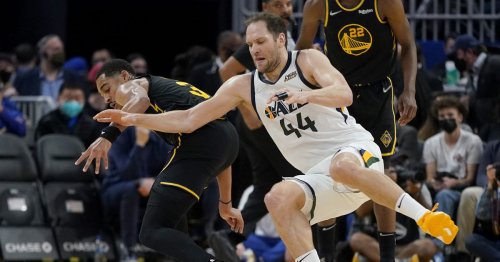 Rudy Gobert and Bojan Bogdanovic both come away from loss to Warriors with injuries