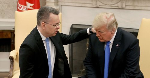 "Who did you vote for?": Trump’s welcome-home question for the US pastor released by Turkey