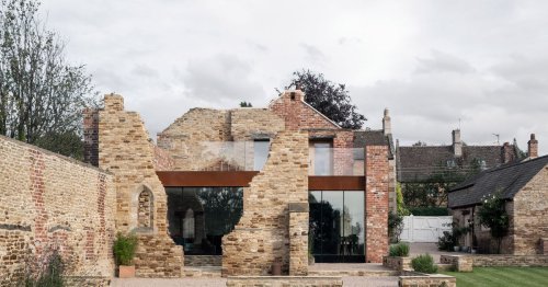 Marvelous home addition makes brilliant use of old ruins
