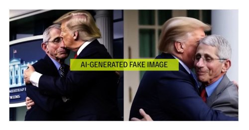 DeSantis attack ad uses fake AI images of Trump embracing Fauci