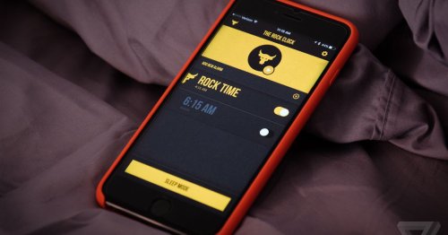 Dwayne 'The Rock' Johnson just released a motivational alarm clock app