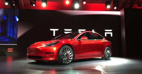 Tesla is reportedly working on a redesigned Model 3