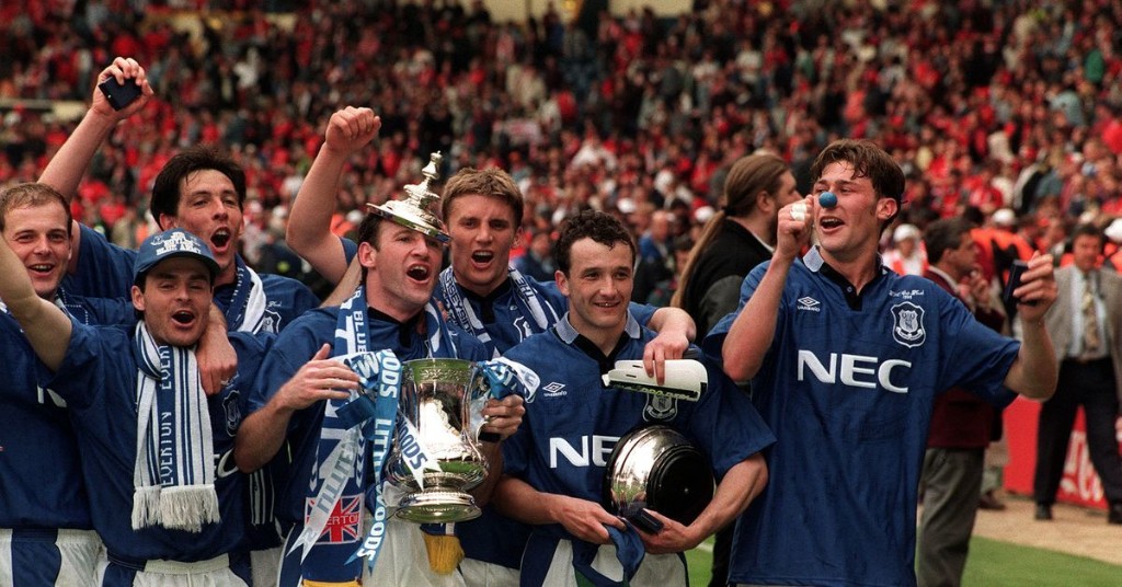 everton 1995 fa cup shirt
