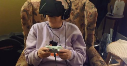 Dying grandmother uses Oculus Rift to walk outside again