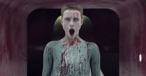 Ridley Scott’s Raised By Wolves features an android who can turn people into puffs of blood