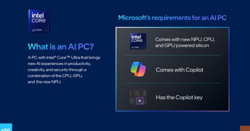 Microsoft’s new era of AI PCs will need a Copilot key, says Intel