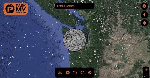 TIL that the Death Star is the size of the Olympic Peninsula