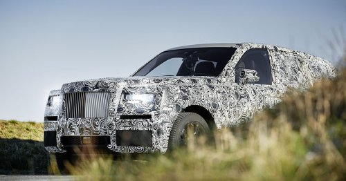 Rolls-Royce’s upcoming SUV looks like a supersized Phantom
