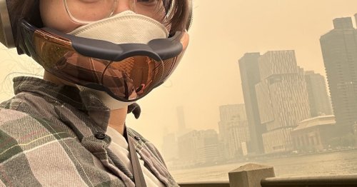 What it’s like to wear the Dyson Zone around a NYC covered in wildfire smoke