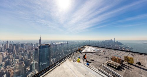 See Hudson Yards’s observation deck under construction