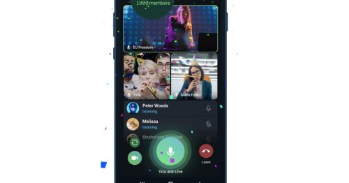 Telegram’s group video calls can now have up to 1,000 viewers