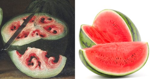 A Renaissance painting reveals how breeding changed watermelons