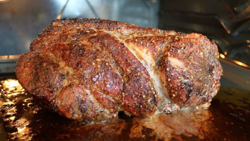 Roast giant pork shoulder like a badass for the Super Bowl