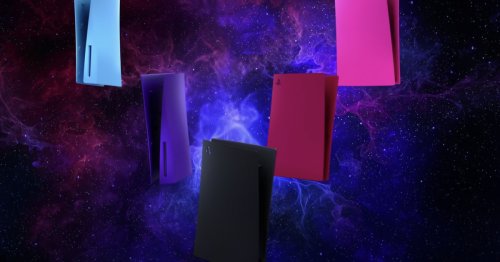 PS5 console covers will be available in three new galactic colors in June