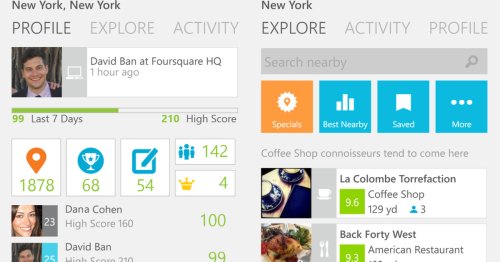 Foursquare unveils redesigned Windows Phone 8 app, to come preloaded on select Lumia devices