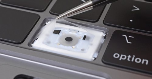 Apple’s redesigned MacBook Pro keyboard uses new method for repelling dust, reports iFixit