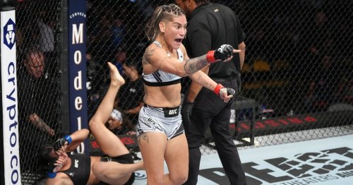 UFC San Diego video: Priscila Cachoeira demolishes Ariane Lipski with barrage of strikes in just 65 seconds