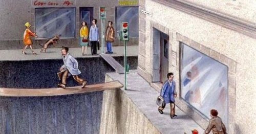 This brilliant illustration shows how much public space we've surrendered to cars