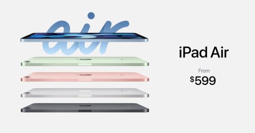 Apple announces new iPad Air that looks more like an iPad Pro, starting at $599