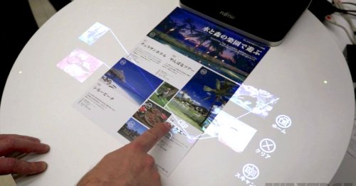 Fujitsu wants to replace your scanner with an interface out of 'Minority Report'