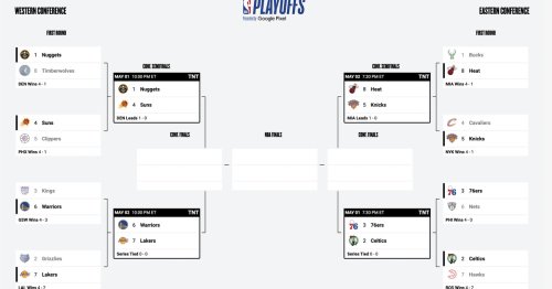 NBA Playoffs 2023: Bracket, start dates, TV times, matchups, scores for ...