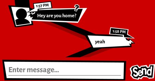 Pretend to be a Phantom Thief with this Persona 5 messaging app