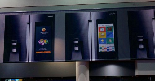 Samsung is sticking a massive touchscreen on its next smart fridge