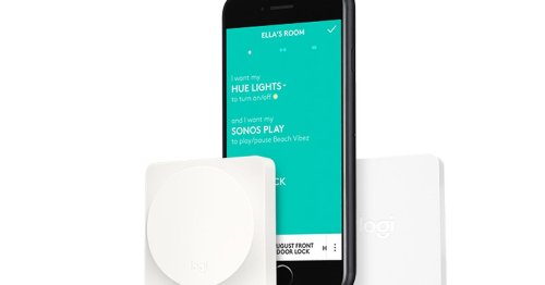Logitech’s customizable Pop buttons can now be connected to Apple’s HomeKit