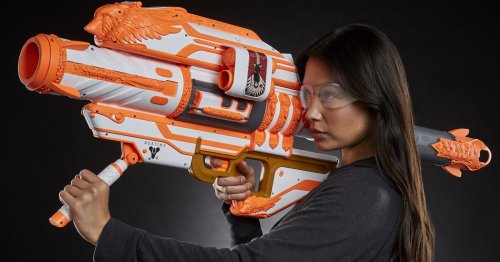 Nerf’s Gjallarhorn rocket launcher from Destiny is truly gigantic — preorders begin July 7th