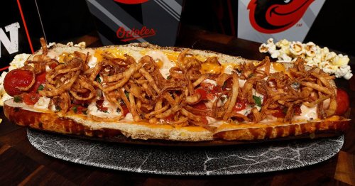 The Orioles new hot dog is a sloppy, beefy mess