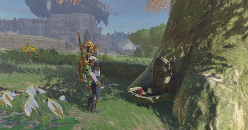 Cherry blossom trees in Zelda: Tears of the Kingdom hide a useful secret