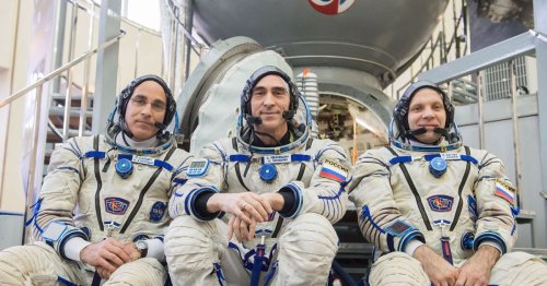 Three astronauts are returning home after waiting out most of the pandemic in space