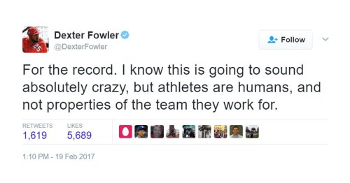 Cardinals' Dexter Fowler expresses disappointment over Trump's travel ban