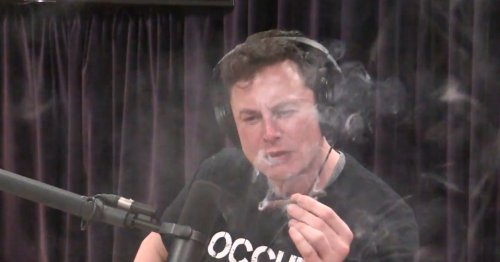 Elon Musk teases electric plane design and smokes weed on Joe Rogan podcast