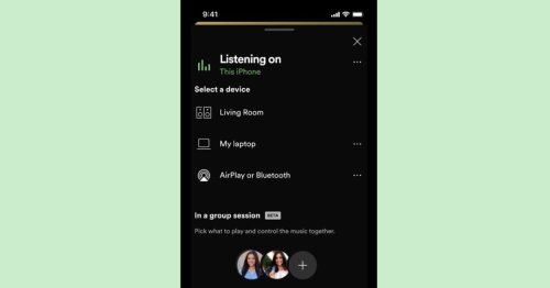 Spotify Premium users can now host a listening party with up to five friends — even if they live far away