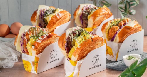 A Flashy New Spot for Massive Korean Sandos and Croissant Waffles Struts Into the Sunset