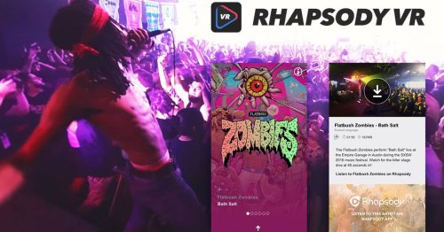 Rhapsody launches a VR app featuring 360-degree concert videos