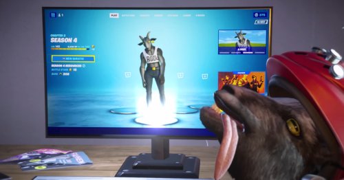 The Goat Simulator Fortnite skin is just as haunted as you’d hope