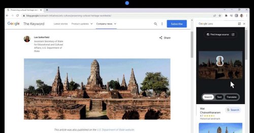 Chrome will soon do Google Lens image searches without leaving a page