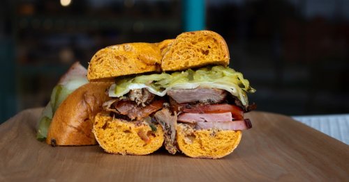 Two Dallas Chefs Fuse Together an Unlikely Pairing — Bagels and Cuban Sandwiches