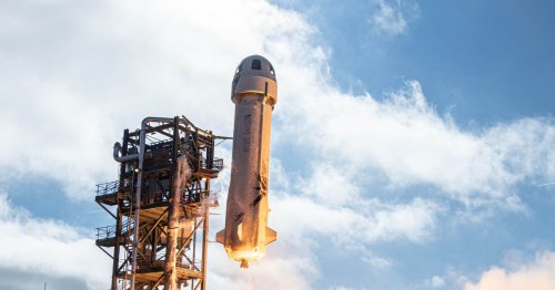 Blue Origin launches and lands a New Shepard rocket on its seventh trip to space