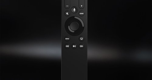 The Apple TV remote has yet another alternate option that includes buttons