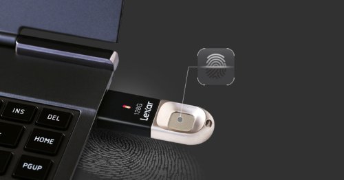 Lexar’s new USB 3.0 flash drive can save up to 10 fingerprint IDs