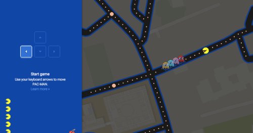 Google Maps now lets you turn any location into a game of Pac-Man